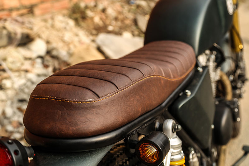 Suzuki GN125 độ phong cách tracker của biker Sóc Trăng